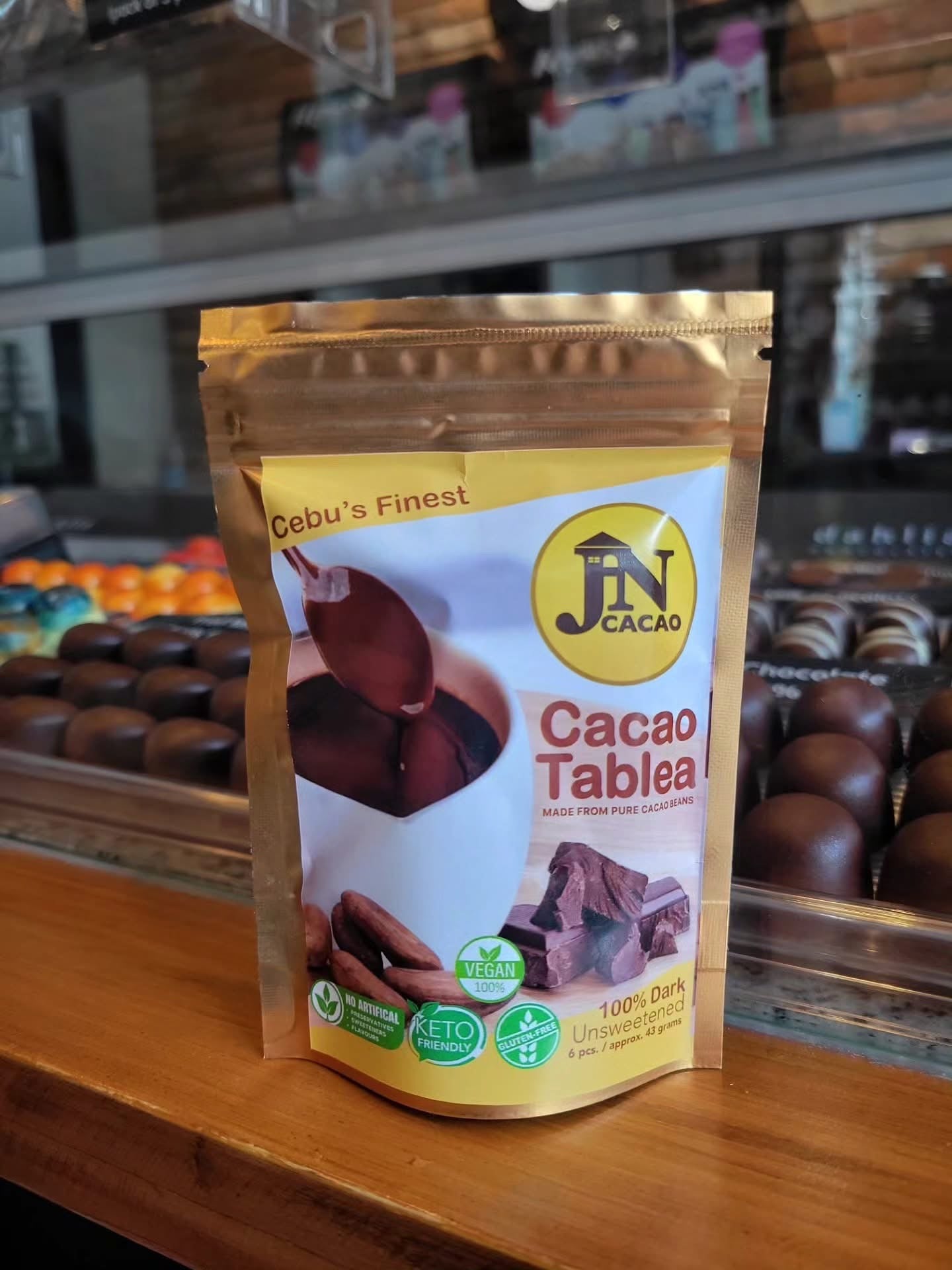 JN Cacao Tablea Plain