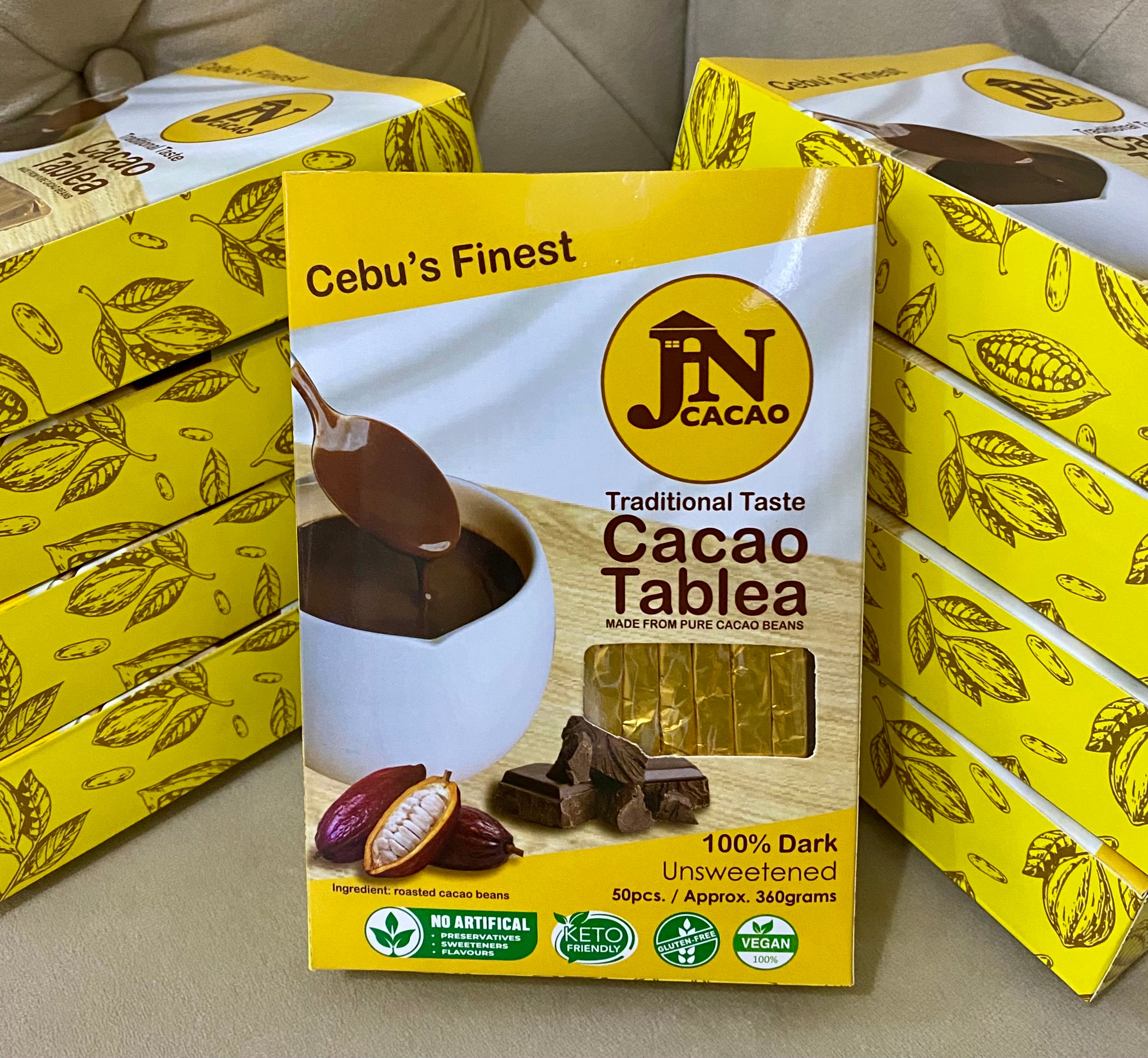 JN Cacao Tablea Plain